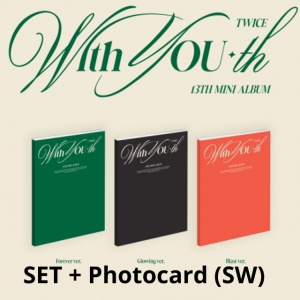 Twice - With you-th Set Ver. + Photocard (SW) ryhmässä Minishops / K-Pop Minishops / Twice @ Bengans Skivbutik AB (5516018)