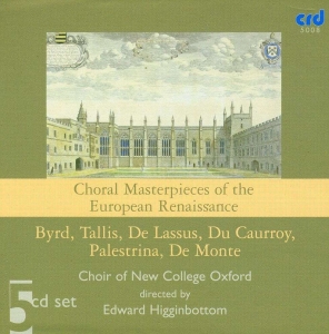 The Choir Of New College Oxford Ed - Choral Masterpieces Of The European ryhmässä Övrigt / Klassiskt @ Bengans Skivbutik AB (5516054)