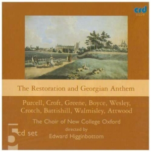 The Choir Of New College Oxford Ed - The Restoration & Georgian Anthem ryhmässä Övrigt / Klassiskt @ Bengans Skivbutik AB (5516055)