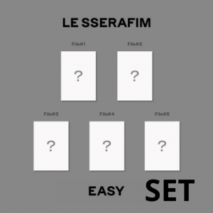 Le Sserafim - Easy SET (Compact Ver.) + Weverse Gift ryhmässä Minishops / K-Pop Minishops / LE SSERAFIM @ Bengans Skivbutik AB (5516808)