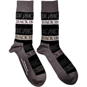 Ac/Dc - Back In Black Uni Bl Socks (Eu 40-45) ryhmässä Minishops / AC/DC @ Bengans Skivbutik AB (5516818)