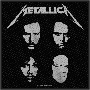 Metallica - Black Album 2021 Standard Patch ryhmässä MERCH @ Bengans Skivbutik AB (5516827)