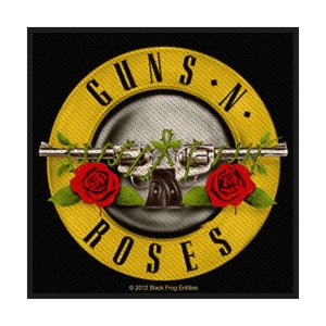 Guns N Roses - Bullet Logo Retail Packaged Patch ryhmässä Minishops / Guns N Roses @ Bengans Skivbutik AB (5516838)