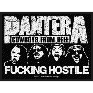 Pantera - Fucking Hostile Retail Packaged Patch ryhmässä MERCH @ Bengans Skivbutik AB (5516859)