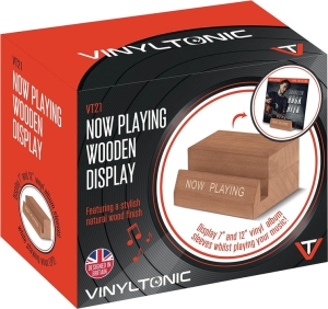 Vinyl tonic - Now Playing Wooden Stand ryhmässä VINYYLI / Lisävarusteet Vinyl @ Bengans Skivbutik AB (5516868)