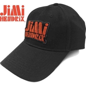 Jimi Hendrix - Orange Stencil Logo Bl Baseball C ryhmässä MERCH @ Bengans Skivbutik AB (5517600)