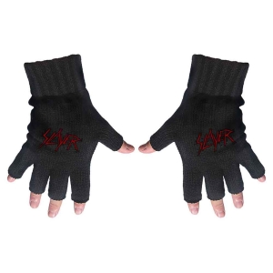 Slayer - Scratched Logo Fingerless Gloves ryhmässä MERCH @ Bengans Skivbutik AB (5517617)