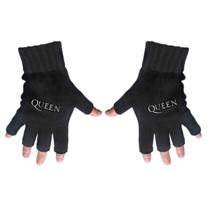 Queen - Logo Fingerless Gloves ryhmässä Minishops / Queen @ Bengans Skivbutik AB (5517618)