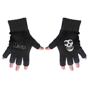 Misfits - Logo & Fiend Fingerless Gloves ryhmässä Minishops / Misfits @ Bengans Skivbutik AB (5517631)