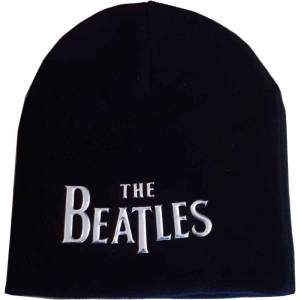 The Beatles  - Beanie Hat: Drop T Logo (Silver) ryhmässä Minishops / Beatles @ Bengans Skivbutik AB (5517636)