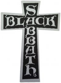 Black Sabbath - Patch Cross Logo Cut Out (10 X 7,3 ryhmässä MERCH @ Bengans Skivbutik AB (5517870)