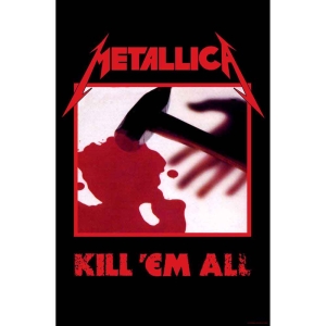 Metallica - Kill Em All Textile Poster ryhmässä MERCH @ Bengans Skivbutik AB (5518157)