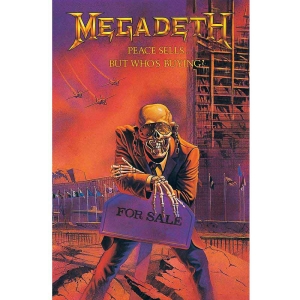 Megadeth - Peace Sells Textile Poster ryhmässä Minishops / Megadeth @ Bengans Skivbutik AB (5518159)