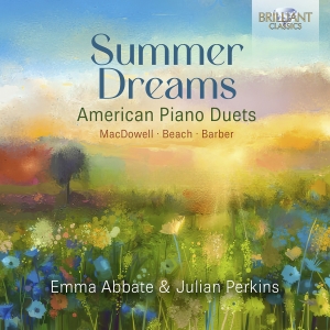 Emma Abbate Julian Perkins - Summer Dreams - American Piano Duet ryhmässä CD @ Bengans Skivbutik AB (5518773)