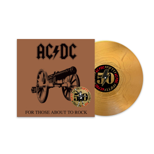 Ac/Dc - For Those About To Rock (Ltd Gold) ryhmässä Kommande produkter - 10 procent @ Bengans Skivbutik AB (5520317)