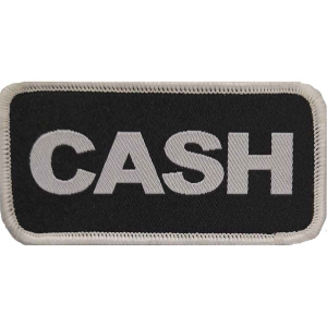 Johnny Cash - Cash Printed Patch ryhmässä MERCH @ Bengans Skivbutik AB (5520448)