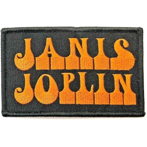 Janis Joplin - Logo Woven Patch ryhmässä MERCH @ Bengans Skivbutik AB (5520453)