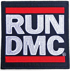 Run Dmc - Logo Woven Patch ryhmässä MERCHANDISE / Merch / Hip Hop-Rap @ Bengans Skivbutik AB (5520459)