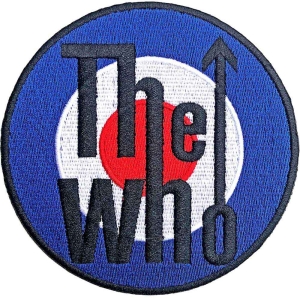 The Who - Target Logo Bordered Woven Patch ryhmässä MERCH @ Bengans Skivbutik AB (5520460)