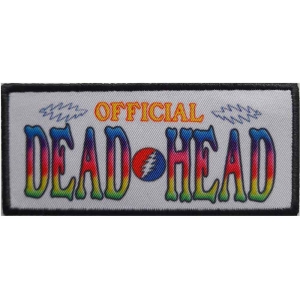 Grateful Dead - Official Dead Head Printed Patch ryhmässä MERCH @ Bengans Skivbutik AB (5520462)