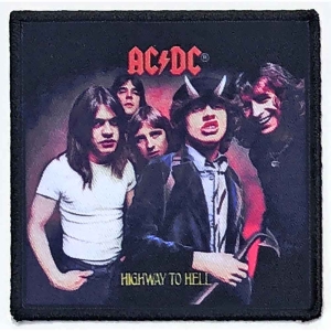 Ac/Dc - Highway To Hell Printed Patch ryhmässä Minishops / AC/DC @ Bengans Skivbutik AB (5520466)