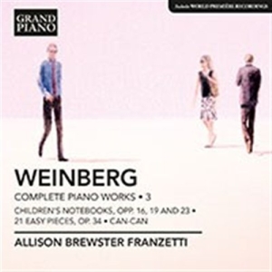 Weinberg - Piano Works Vol 3 ryhmässä ME SUOSITTELEMME / Joululahjavinkki: CD @ Bengans Skivbutik AB (552053)