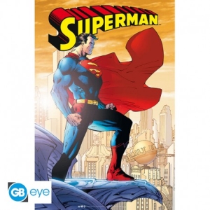 Poster  - Superman - Dc Comics 91.5 X 61Cm ryhmässä MERCH @ Bengans Skivbutik AB (5520681)