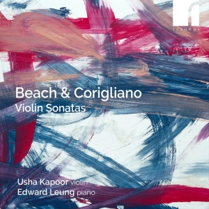 Usha Kapoor Edward Leung - Beach & Corigliano: Violin Sonatas ryhmässä CD @ Bengans Skivbutik AB (5520726)