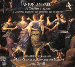 Jordi Savall & Alfia Bakieva & Les Music - Antonio Vivaldi: Le Quattro Stagioni ryhmässä CD @ Bengans Skivbutik AB (5521621)