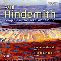 Paul Hindemith - Complete Music For Cello & Piano ryhmässä CD @ Bengans Skivbutik AB (5522110)