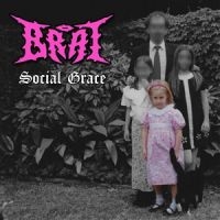 Brat - Social Grace (White/Pink Splatter V ryhmässä VINYYLI @ Bengans Skivbutik AB (5522186)