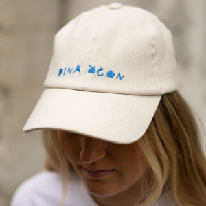 Dina Ögon - Cap -Blue Embroided Logo ryhmässä MERCHANDISE / Merch / RnB-Soul @ Bengans Skivbutik AB (5522350)