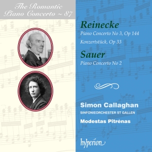 Simon Callaghan Sinfonieorchester - Reinecke & Sauer: Piano Concertos ryhmässä CD / Nyheter @ Bengans Skivbutik AB (5523549)