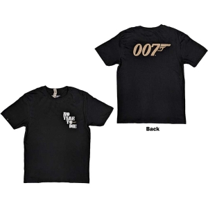 James Bond - No Time To Die & Logo Uni Bl ryhmässä MERCH / T-paita / Rockoff_Nya April24 @ Bengans Skivbutik AB (5524512r)