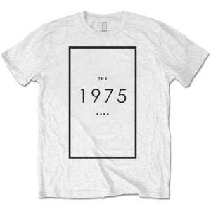 The 1975 - Original Logo Uni Wht ryhmässä MERCH / T-paita / Rockoff_Nya April24 @ Bengans Skivbutik AB (5524619r)