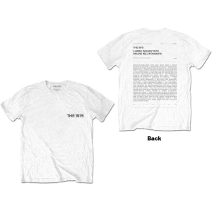 The 1975 - A Brief Inquiry Uni Wht ryhmässä MERCH / T-paita / Rockoff_Nya April24 @ Bengans Skivbutik AB (5524630r)