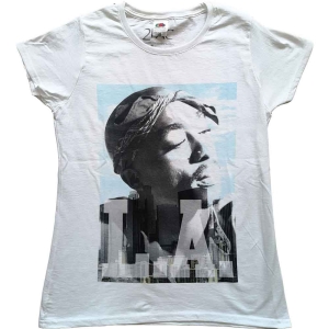 Tupac - La Skyline Lady Wht  1 ryhmässä MERCHANDISE / T-paita / Hip Hop-Rap @ Bengans Skivbutik AB (5524660)