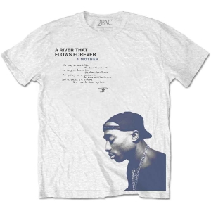 Tupac - A River... Uni Wht ryhmässä MERCHANDISE / T-paita / Hip Hop-Rap @ Bengans Skivbutik AB (5524806r)