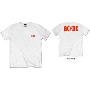 Ac/Dc - F&B Packaged Logo Uni Wht ryhmässä MERCH / Minsishops-merch / Ac/Dc @ Bengans Skivbutik AB (5525345r)