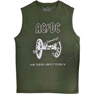 Ac/Dc - About To Rock Uni Green Tank: ryhmässä MERCH / Minsishops-merch / Ac/Dc @ Bengans Skivbutik AB (5525355r)