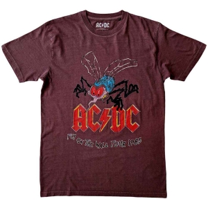 Ac/Dc - Fly On The Wall Tour Uni Maroon ryhmässä MERCH / Minsishops-merch / Ac/Dc @ Bengans Skivbutik AB (5525358r)