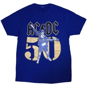 Ac/Dc - Gold Fifty Uni Blue ryhmässä MERCH / Minsishops-merch / Ac/Dc @ Bengans Skivbutik AB (5525368r)