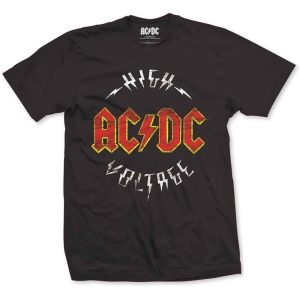 Ac/Dc - Logo High Voltage Uni Bl ryhmässä MERCH / Minsishops-merch / Ac/Dc @ Bengans Skivbutik AB (5525371r)