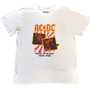 Ac/Dc - Back In Black Tour 1980 Uni Wht  3 ryhmässä MERCH / Minsishops-merch / Ac/Dc @ Bengans Skivbutik AB (5525417r)