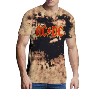 Ac/Dc - Logo Uni Bl/Tan Dip-Dye ryhmässä Minishops / AC/DC @ Bengans Skivbutik AB (5525419r)