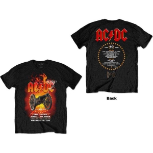 Ac/Dc - Ftatr 40Th Flaming Uni Bl ryhmässä MERCH / Minsishops-merch / Ac/Dc @ Bengans Skivbutik AB (5525424r)