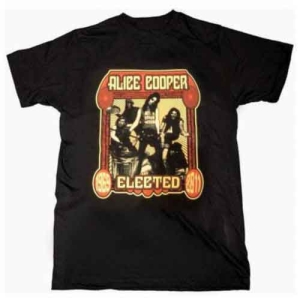 Alice Cooper - Elected Band Uni Bl ryhmässä MERCH / T-paita / Rockoff_Nya April24 @ Bengans Skivbutik AB (5525597r)