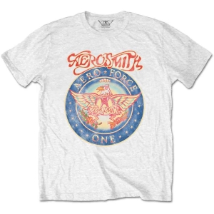 Aerosmith - Aero Force Uni Wht ryhmässä MERCH / T-paita / Rockoff_Nya April24 @ Bengans Skivbutik AB (5525792r)