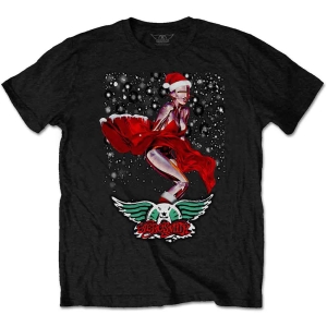 Aerosmith - Robo Santa Uni Bl ryhmässä MERCH / T-paita / Rockoff_Nya April24 @ Bengans Skivbutik AB (5525794r)