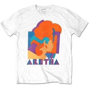 Aretha Franklin - Milton Graphic Uni Wht ryhmässä MERCHANDISE / T-paita / Jazz,RnB-Soul @ Bengans Skivbutik AB (5525798r)